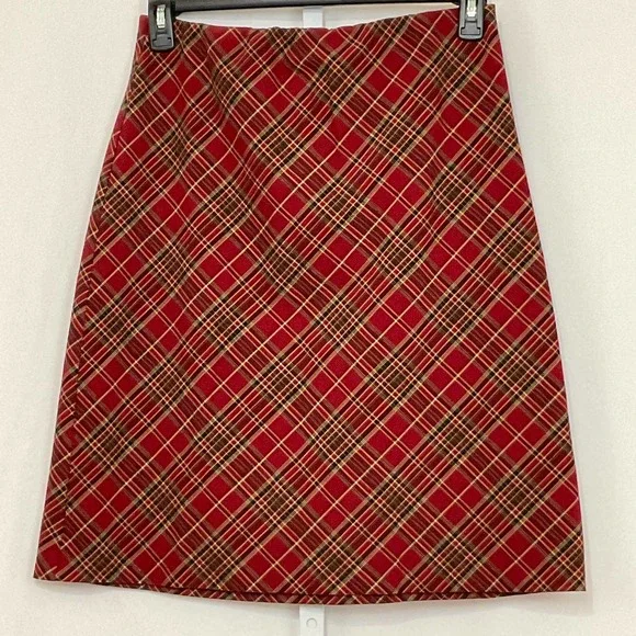 Requirements Women’s Plaid Skirt Size 12 - Picture 1 of 4